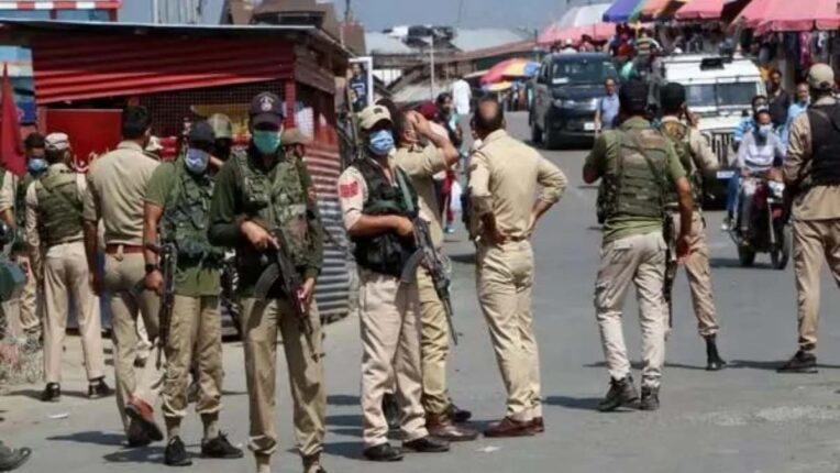Jammu Kashmir Police Seized Terrorists Property in Handwara