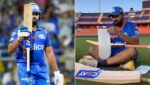 IPL 2024 Rohit Sharma Prepared his new bat video viral